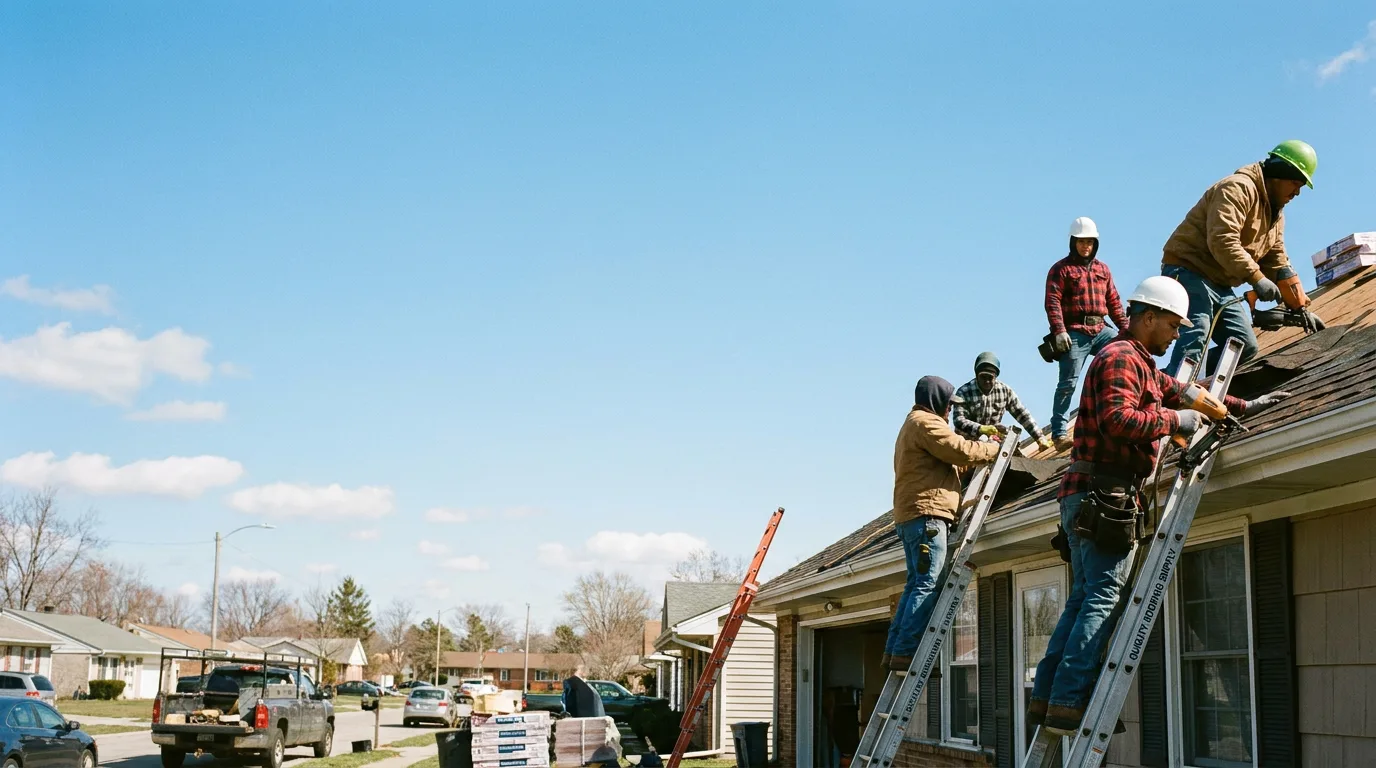 Roofing in Kincaid, KS near me